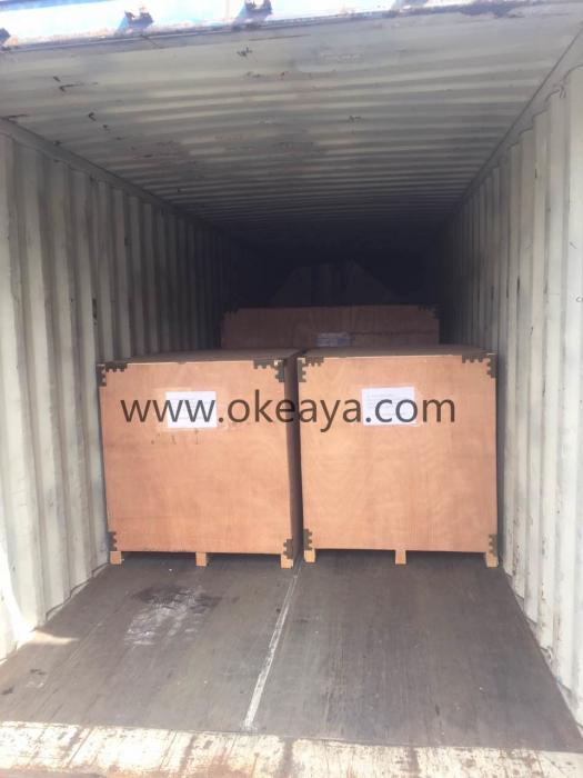 Shipping on wooden cutlery making line