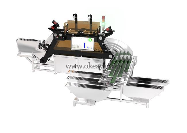 Ice cream sticks visual selecting machine