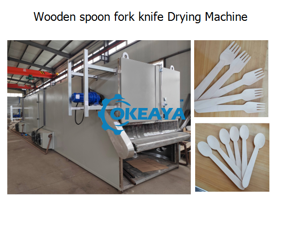 Wooden spoon drying machine